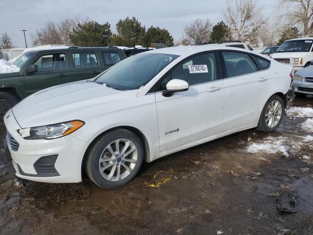 FORD FUSION SE 2019 with VIN 3FA6P0LU5KR242604 - Photo from auction