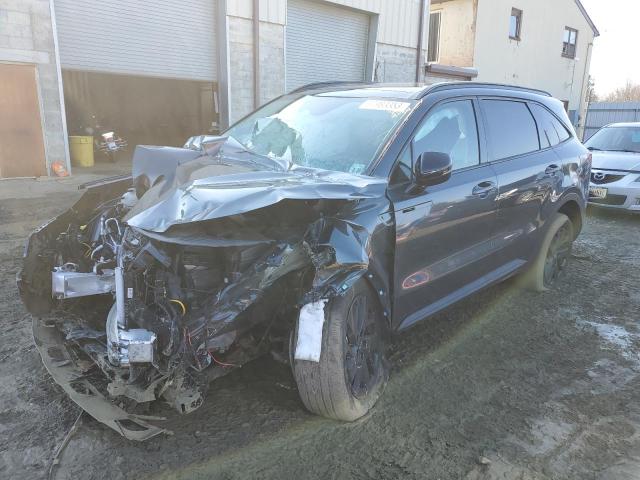 KIA SORENTO S 2021 with VIN 5XYRLDLC4MG002877 - Photo from auction