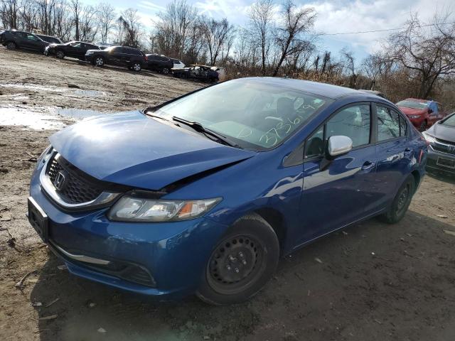 HONDA CIVIC LX 2014 with VIN 19XFB2F59EE267414 - Photo from auction