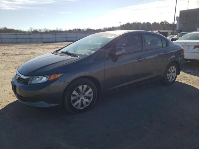 HONDA CIVIC LX 2012 with VIN 2HGFB2E57CH513283 - Photo from auction