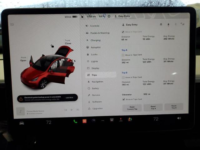 Photo 9 from auction – 2023 TESLA MODEL Y with VIN 7SAYGDEEXPF628530