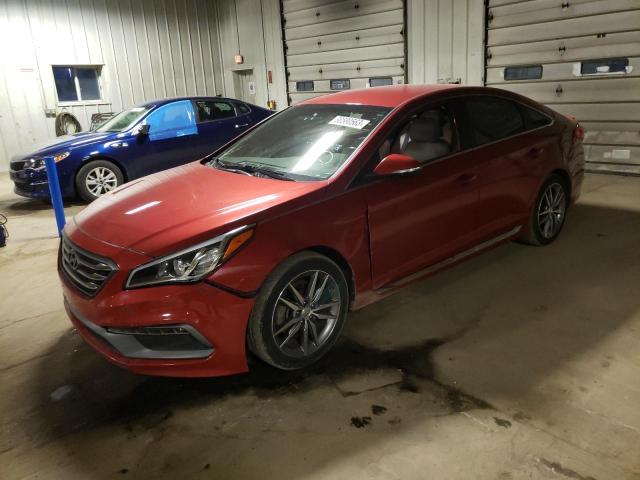 HYUNDAI SONATA SPO 2017 with VIN 5NPE34AB6HH537149 - Photo from auction