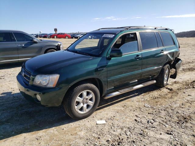 TOYOTA HIGHLANDER 2001 with VIN JTEGF21A210005701 - Photo from auction