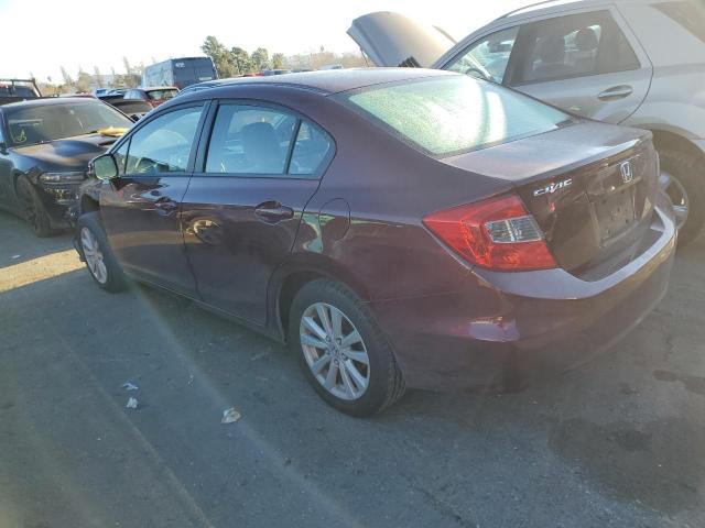 Photo 2 from auction – 2012 HONDA CIVIC EXL with VIN 19XFB2F90CE335485