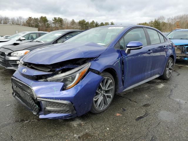 TOYOTA COROLLA SE 2022 with VIN 5YFP4MCE4NP115862 - Photo from auction