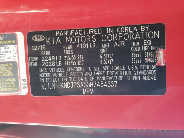 Photo 14 from auction – 2017 KIA SOUL + with VIN KNDJP3A53H7454337