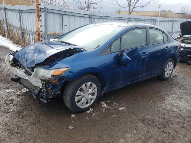 HONDA CIVIC LX 2012 مع رقم تعريف المركبة 2HGFB2F43CH022005 - صورة من المزاد