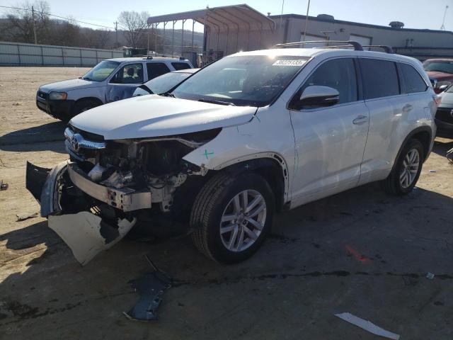 TOYOTA HIGHLANDER 2015 with VIN 5TDZARFHXFS010210 - Photo from auction