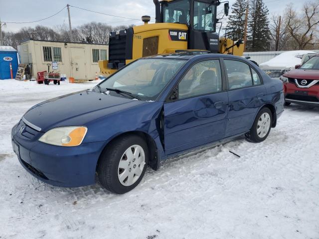 HONDA CIVIC EX 2002 with VIN 1HGES26772L039347 - Photo from auction