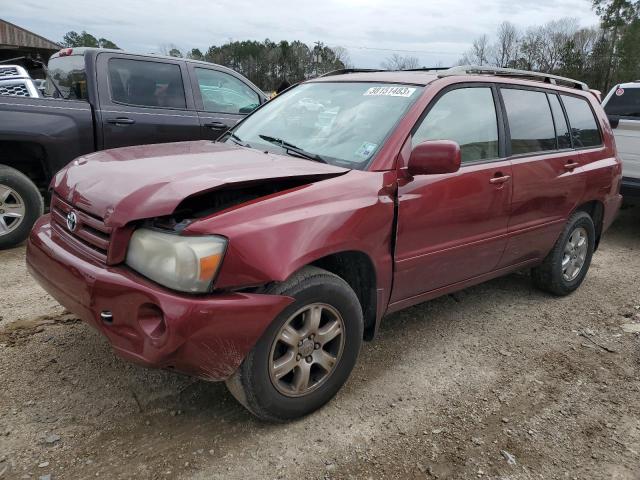 TOYOTA HIGHLANDER 2007 with VIN JTEGP21A470133895 - Photo from auction