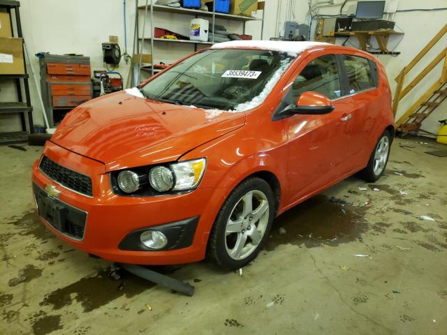 CHEVROLET SONIC LTZ 2013 with VIN 1G1JF6SBXD4116642 - Photo from auction