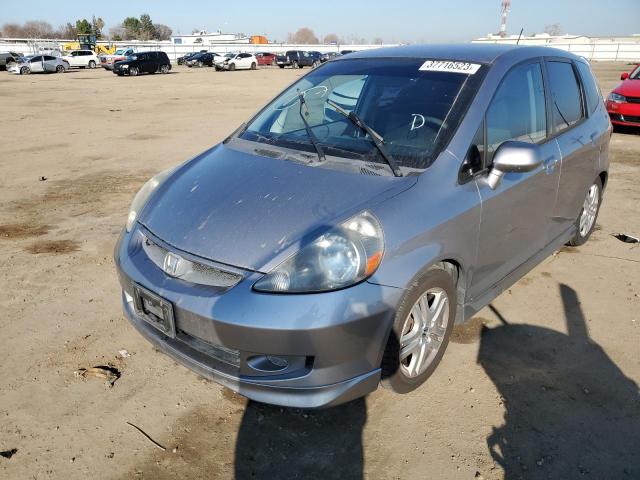 HONDA FIT S 2007 with VIN JHMGD38607S037589 - Photo from auction
