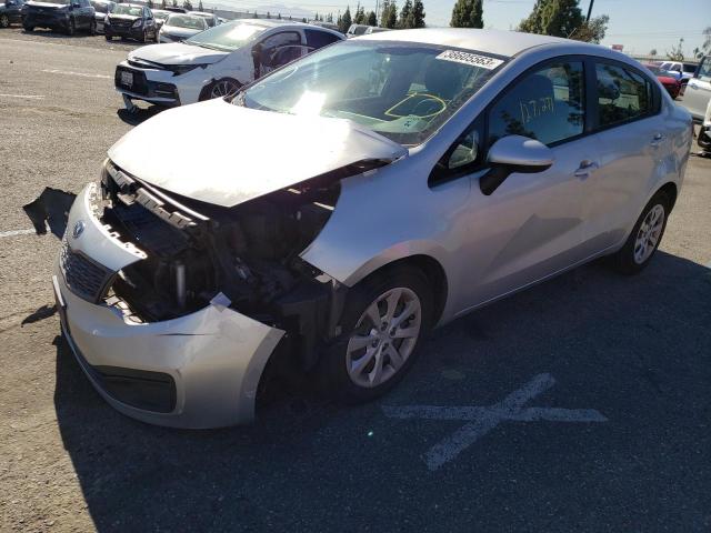 KIA RIO LX 2014 with VIN KNADM4A3XE6374901 - Photo from auction