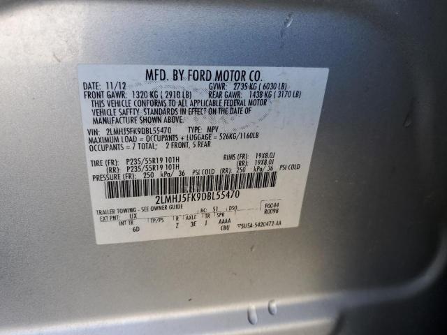 Photo 14 from auction – 2013 LINCOLN MKT with VIN 2LMHJ5FK9DBL55470