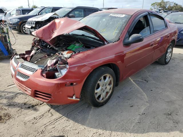 DODGE NEON SXT 2005 with VIN 1B3ES56C25D153995 - Photo from auction