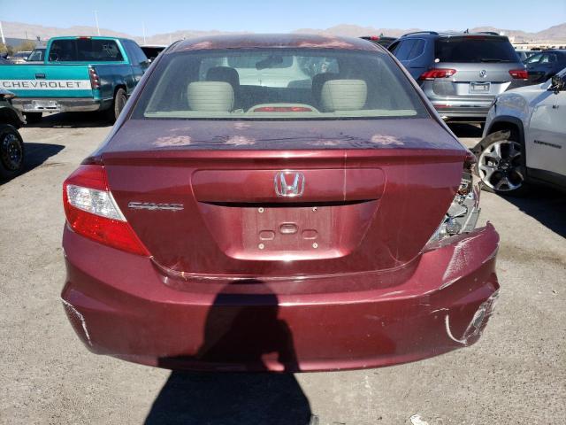 Photo 6 from auction – 2012 HONDA CIVIC LX with VIN 2HGFB2F56CH596185
