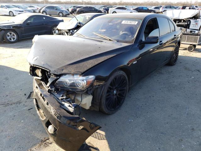BMW 750 LI 2008 with VIN WBAHN83558DT79105 - Photo from auction