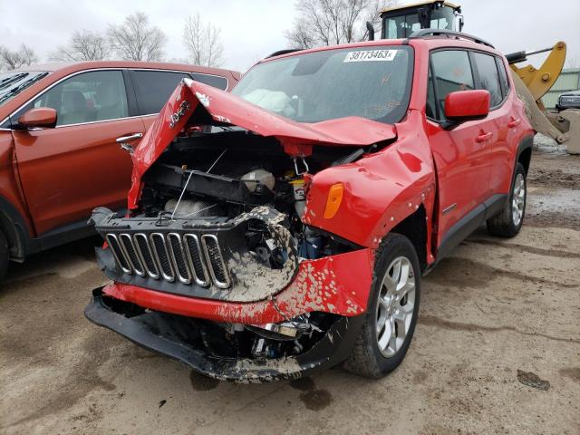 JEEP RENEGADE L 2018 with VIN ZACCJBBB0JPH78086 - Photo from auction