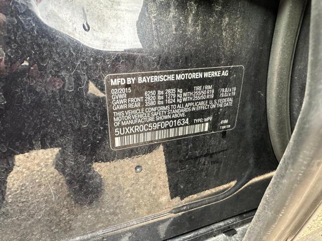 Photo 10 from auction – 2015 BMW X5 XDRIVE3 with VIN 5UXKR0C59F0P01634