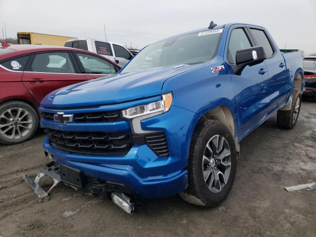 CHEVROLET SILVERADO 2022 with VIN 3GCUDEET0NG684654 - Photo from auction