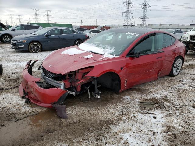 TESLA MODEL 3 2022 with VIN 5YJ3E1EA2NF303781 - Photo from auction