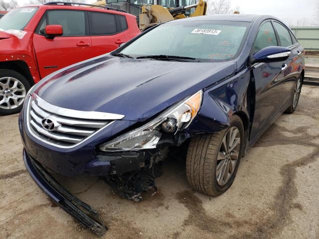 HYUNDAI SONATA SE 2014 with VIN 5NPEC4AC8EH845685 - Photo from auction