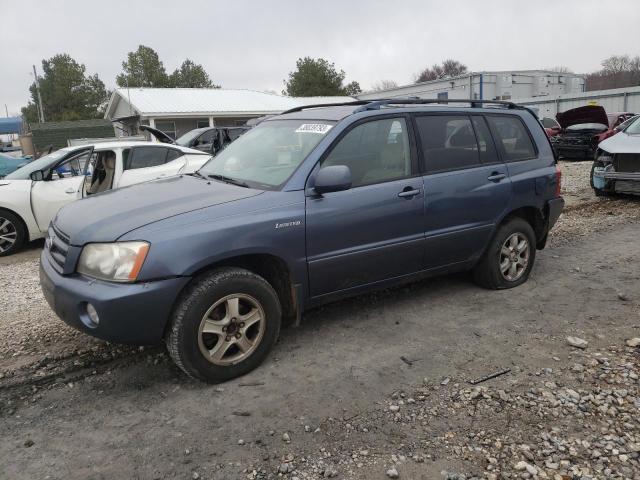 TOYOTA HIGHLANDER 2001 with VIN JTEGF21A710025877 - Photo from auction
