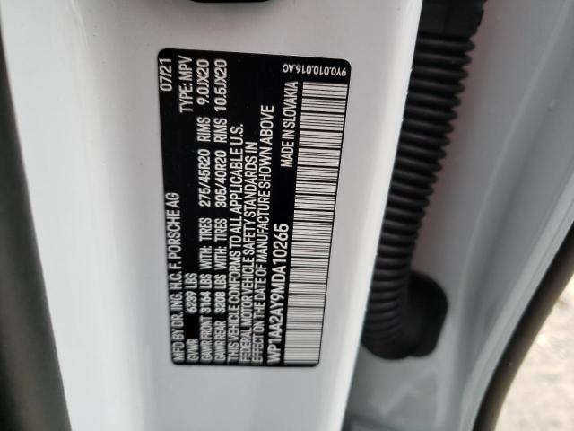 Photo 14 from auction – 2021 PORSCHE CAYENNE with VIN WP1AA2AY9MDA10265