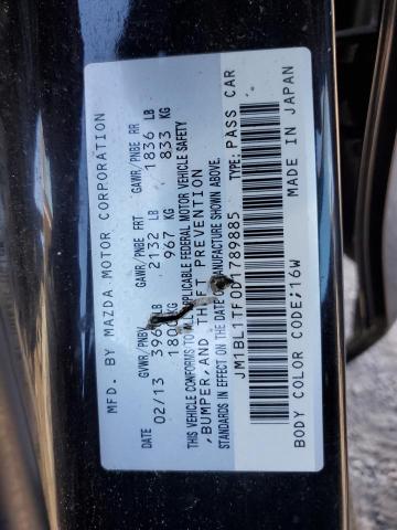 Photo 10 from auction – 2013 MAZDA 3 I with VIN JM1BL1TF0D1789885