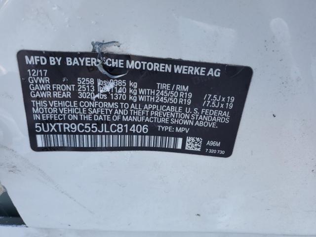 Photo 14 from auction – 2018 BMW X3 XDRIVE3 with VIN 5UXTR9C55JLC81406