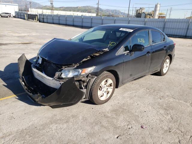 HONDA CIVIC LX 2015 with VIN 2HGFB2F53FH514806 - Photo from auction
