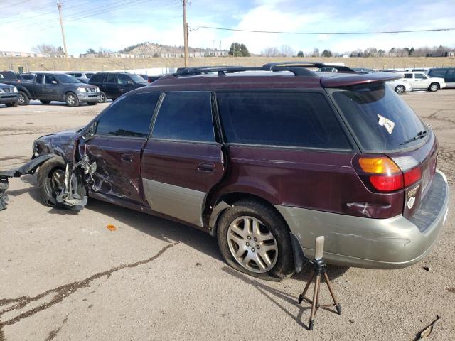 Photo 2 from auction – 2000 SUBARU LEGACY OUT with VIN 4S3BH6862Y7648374