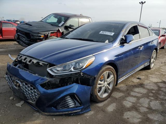 HYUNDAI SONATA LIM 2019 with VIN 5NPE34AF2KH805107 - Photo from auction