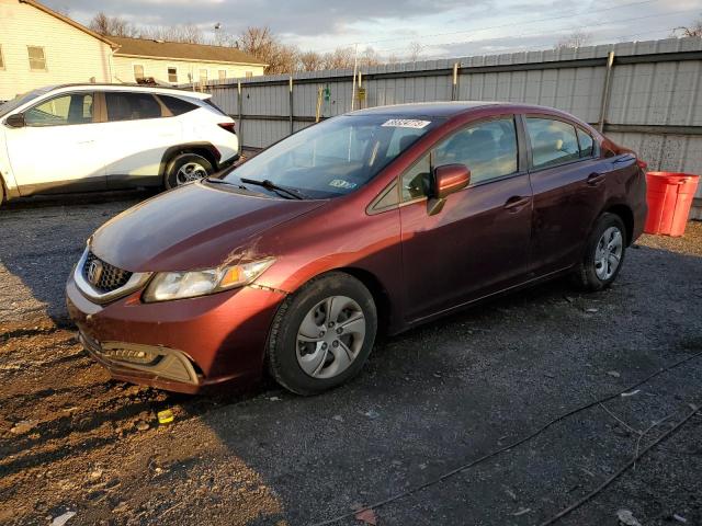 HONDA CIVIC LX 2015 with VIN 2HGFB2F50FH514357 - Photo from auction