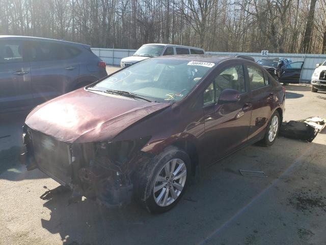 HONDA CIVIC EX 2012 with VIN 19XFB2F87CE103196 - Photo from auction
