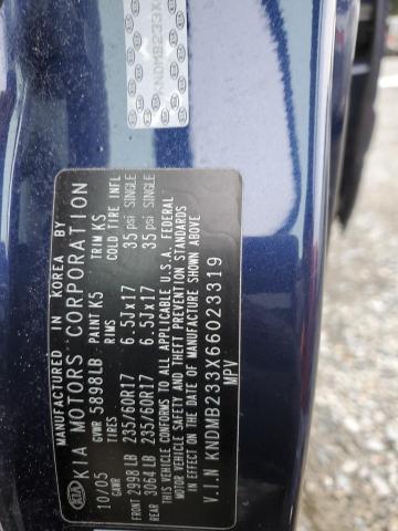 Photo 14 from auction – 2006 KIA SEDONA EX with VIN KNDMB233X66023319