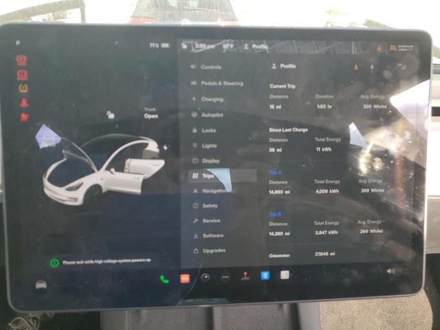 Photo 9 from auction – 2021 TESLA MODEL 3 with VIN 5YJ3E1EA3MF082996