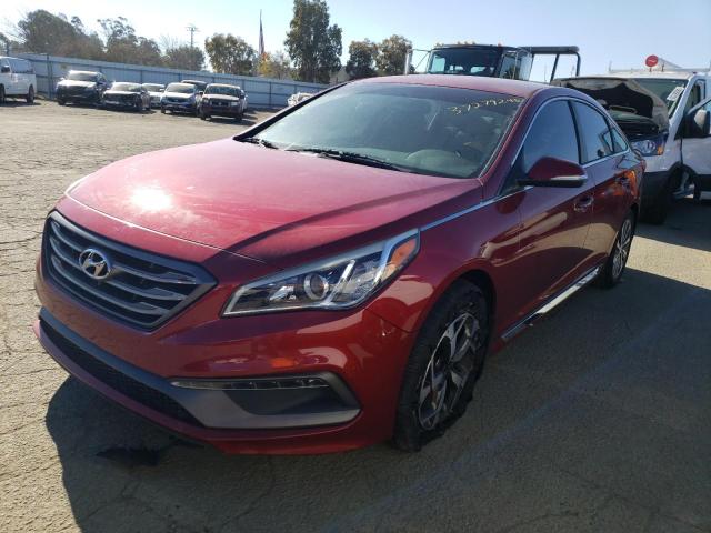 HYUNDAI SONATA SPO 2015 with VIN 5NPE34AF0FH170989 - Photo from auction