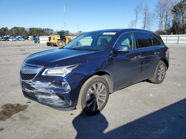 ACURA MDX TECHNO 2015 with VIN 5FRYD4H62FB015759 - Photo from auction