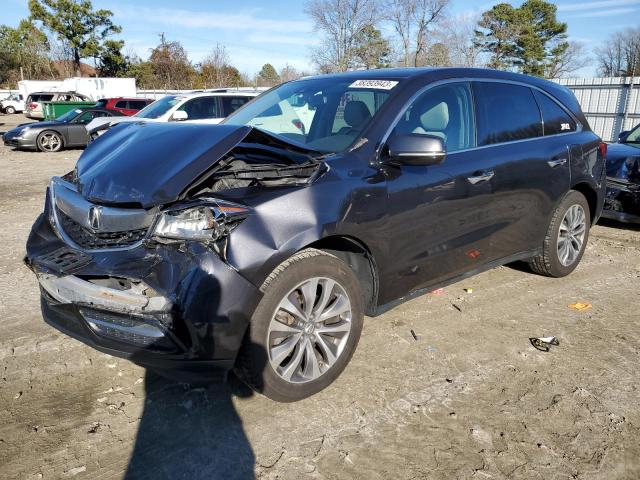 ACURA MDX TECHNO 2014 with VIN 5FRYD3H4XEB012213 - Photo from auction