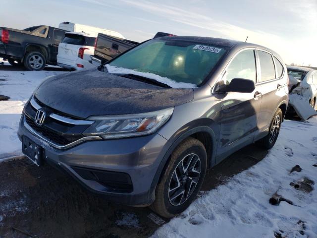 Photo 1 from auction – 2016 HONDA CR-V SE with VIN 5J6RM4H40GL093115