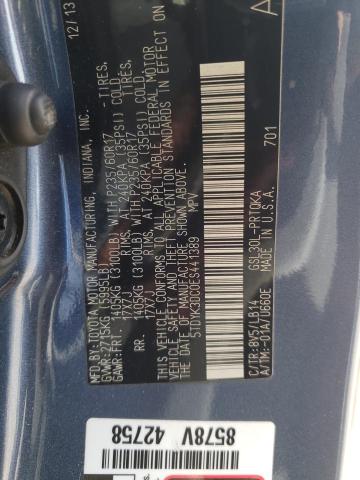 Photo 14 from auction – 2014 TOYOTA SIENNA XLE with VIN 5TDYK3DC0ES441389
