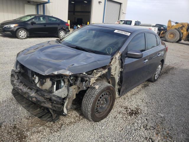 NISSAN SENTRA S 2017 with VIN 3N1AB7AP3HY303653 - Photo from auction