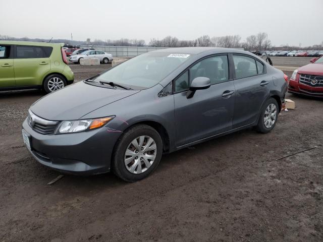 HONDA CIVIC LX 2012 with VIN 19XFB2F50CE061802 - Photo from auction