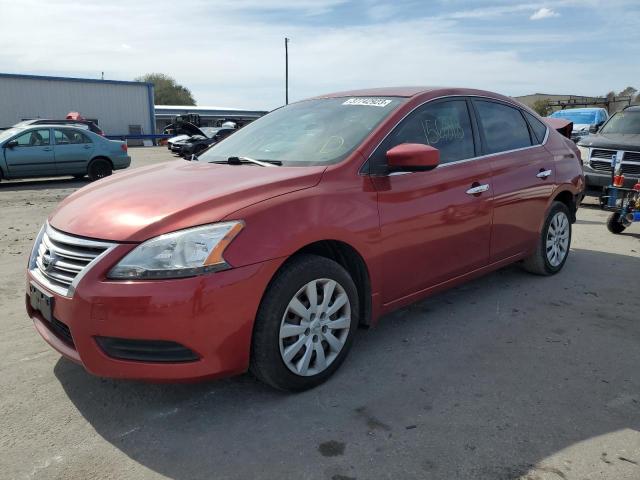 NISSAN SENTRA S 2014 with VIN 3N1AB7AP4EY268620 - Photo from auction