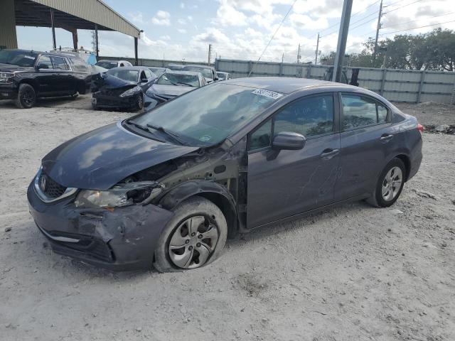 HONDA CIVIC LX 2014 with VIN 19XFB2F55EE058218 - Photo from auction