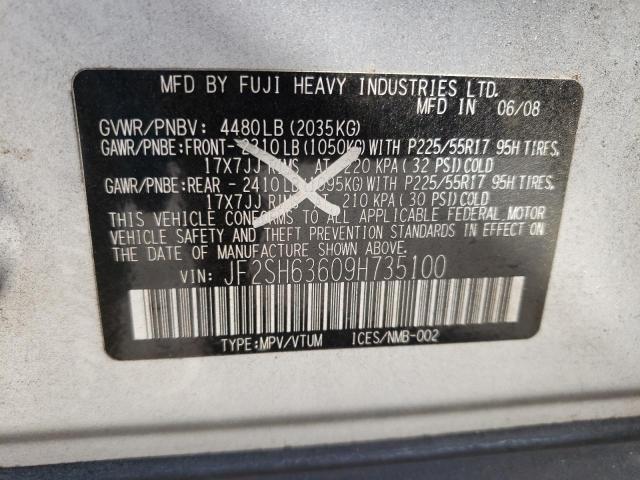 Photo 14 from auction – 2009 SUBARU FORESTER 2 with VIN JF2SH63609H735100