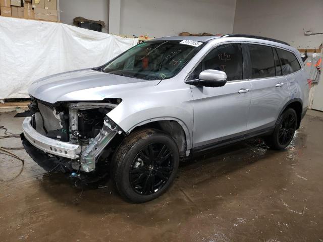 HONDA PILOT SE 2021 with VIN 5FNYF6H21MB101100 - Photo from auction