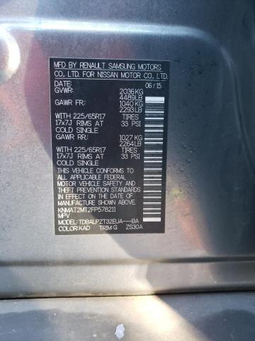 Foto 14 de la subasta – 2015 NISSAN ROGUE S con VIN KNMAT2MT2FP578211