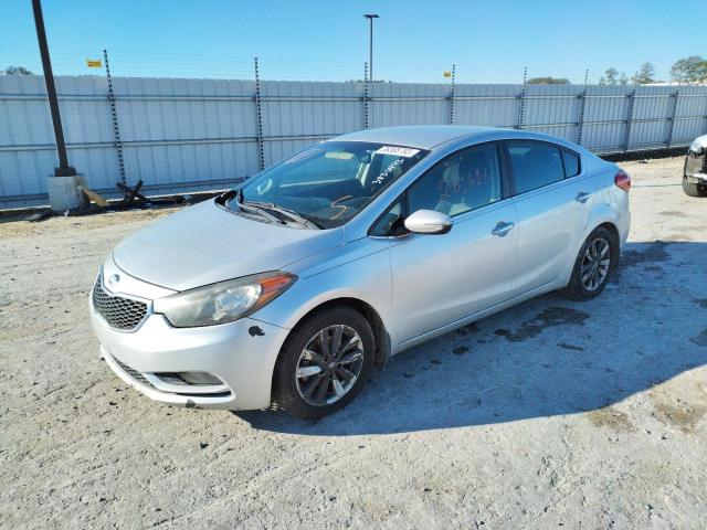 KIA FORTE EX 2014 with VIN KNAFX4A88E5159857 - Photo from auction